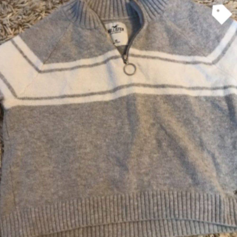 Cropped Quarter Zip